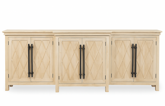 Leah Extra Long Breakfront, Natural