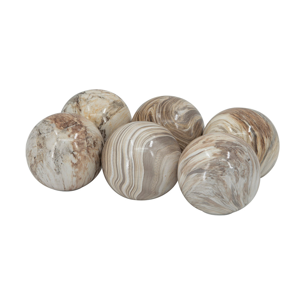 Marble Ball Accent, Set of 3