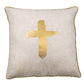 Gold Cross Pillow