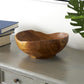 Brown Teak Wood Decorative Bowl