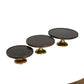 Mango Wood Cake Stand, Set of 3