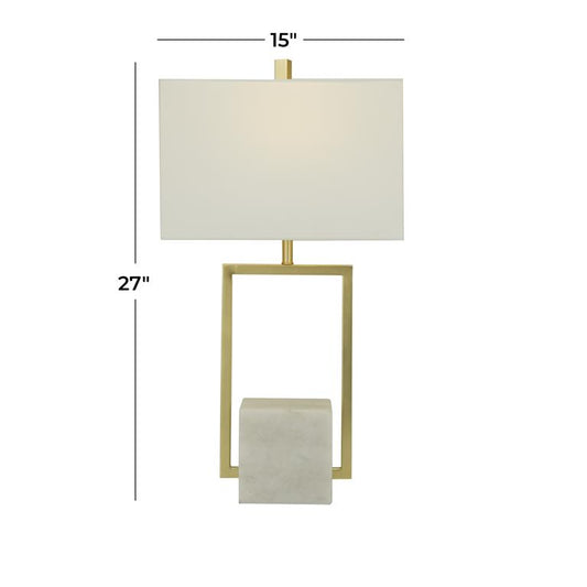 Gold Marble Table Lamp