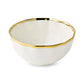 Regency Gold & White Cereal Bowl