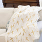 Gold Cross Throw Blanket