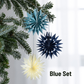 Honeycomb tree & ornaments, festive charm, nostalgic: Set 3 Dusty Mauve