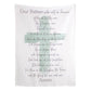 Lord's Prayer Hand Towel