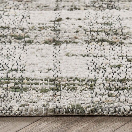 Perth Rug, Green/Natural