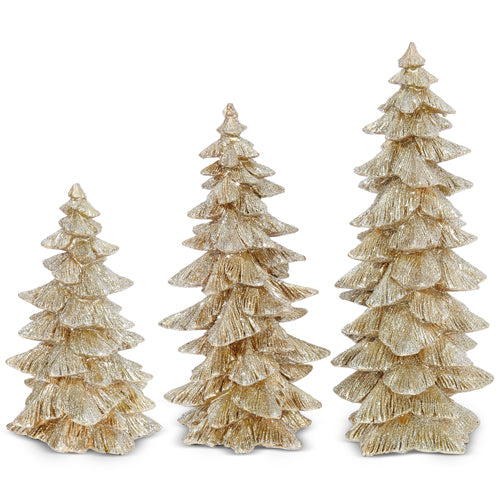 Small Gold Glitter Tree (Various Sizes)