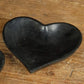Black Soapstone Heart Bowl, Large