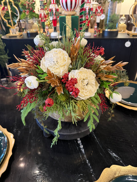 Real Touch Ranunculus Centerpiece