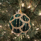 Jeweled Green Velvet Ball Ornament