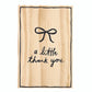 Treasure Box Bow Necklace, A little Thank You