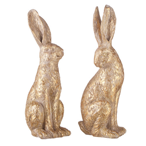 12.25" Gold Leaf Rabbit (Various Styles)