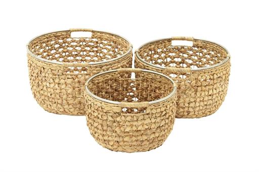 Light Brown Seagrass Storage Basket (Various Sizes)