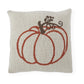 20" Orange Knit Pumpkin Pillow