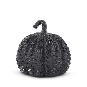 Black Glossy Embossed Pumpkins (Various Styles)