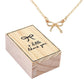 Treasure Box Bow Necklace, A little Thank You