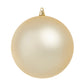 6" Matte Champagne Ball Ornament