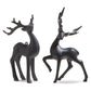 Matte Black Deer Ornament (Various Styles)