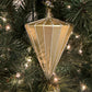 6" Matte Champagne Cone Ornament