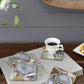 Grey Agate Coaster, Set of 4