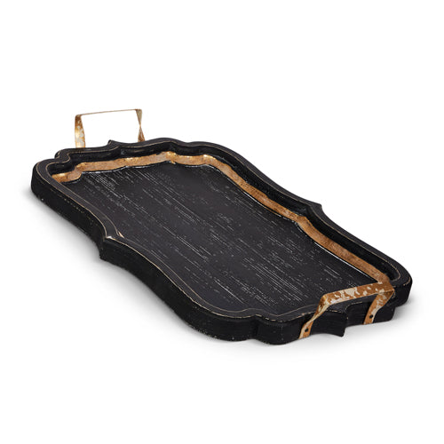 Distressed Black Tray