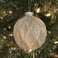 100MM Molded Glass Ball Ornament, Silver