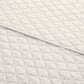 Rowan Quilted Throw Blanket, Cream