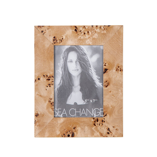 Burl Wood Photo Frame