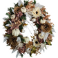 Coffee and Cream Fall Wreath