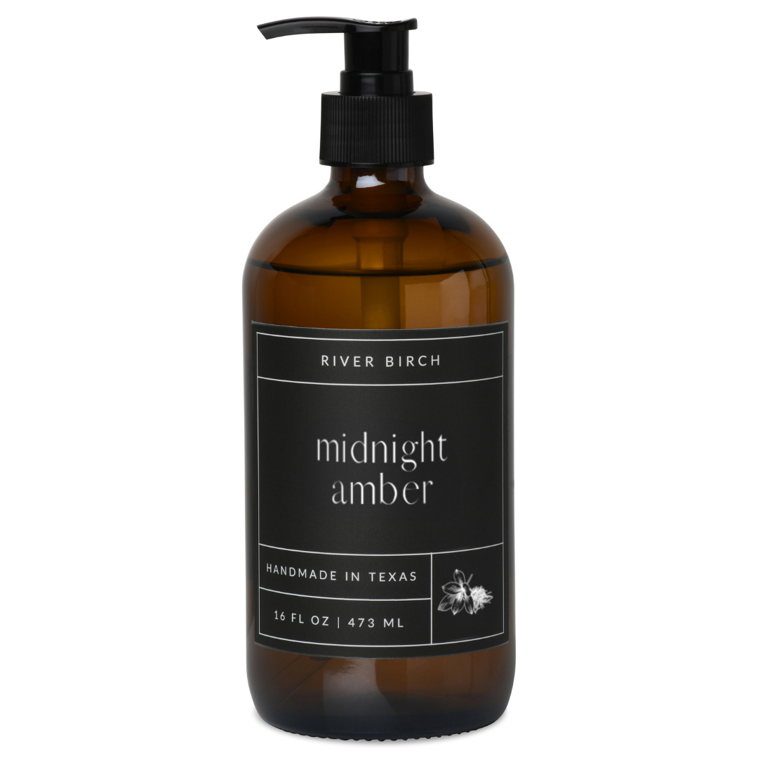 Midnight Amber - 16oz Glass Hand Soap