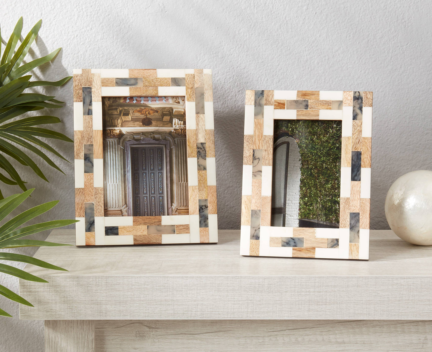 4"x6" Wood Segment Photo Frame
