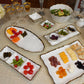 Regency Gold Square Snack Bowls