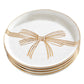 Metallic Gold Bow Trinket Tray