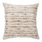 20" Gold Foil Print Faux Fur Pillow