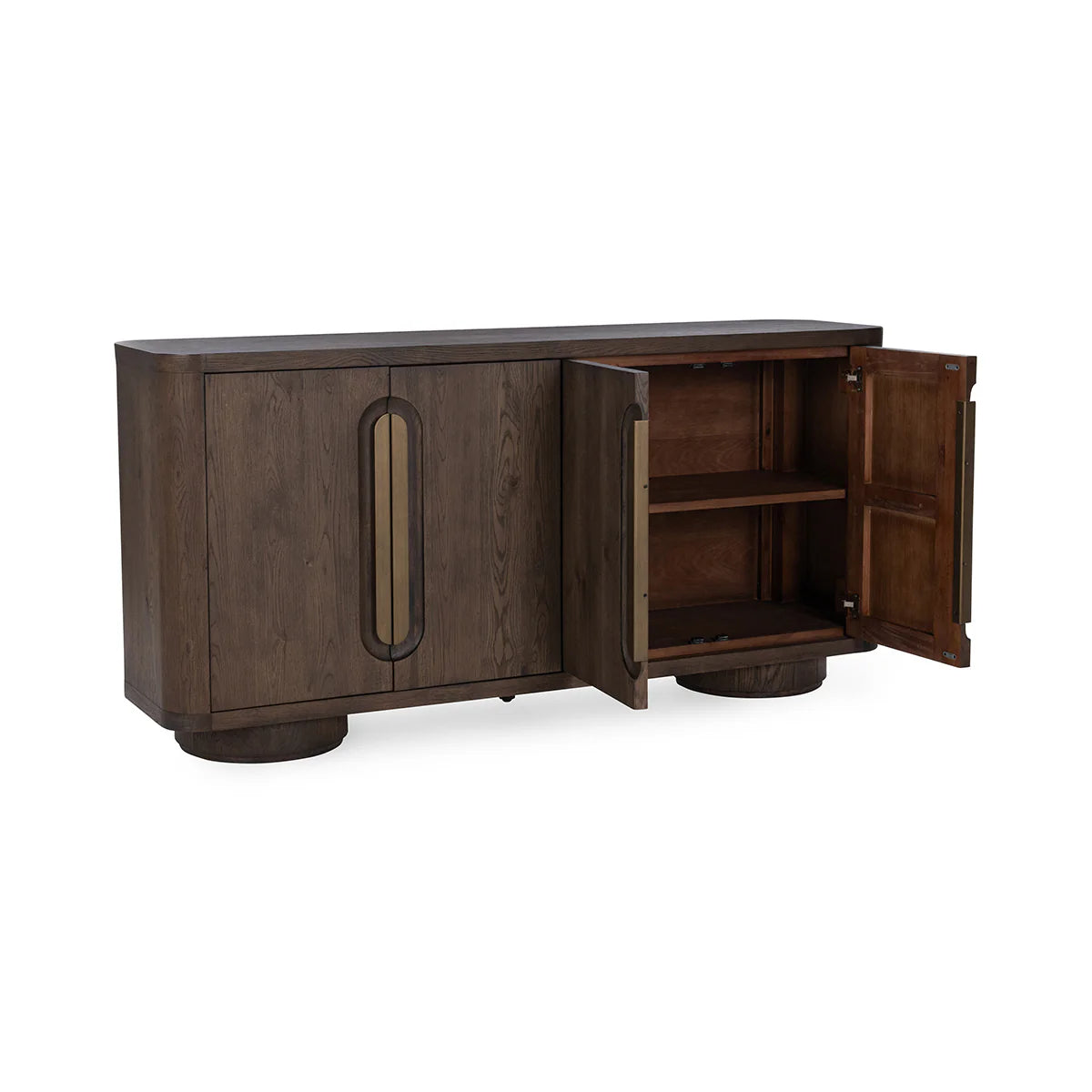 Tiber 4 Door Buffet, Toasted Brown