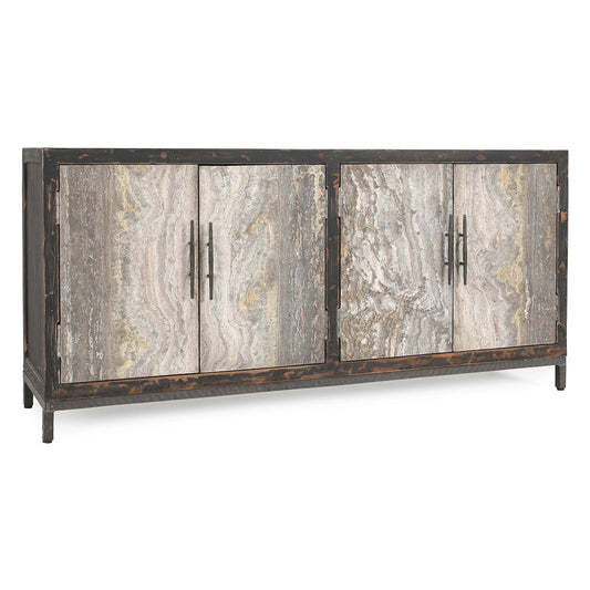 Lisbon Reclaimed Wood Console (4 Door)