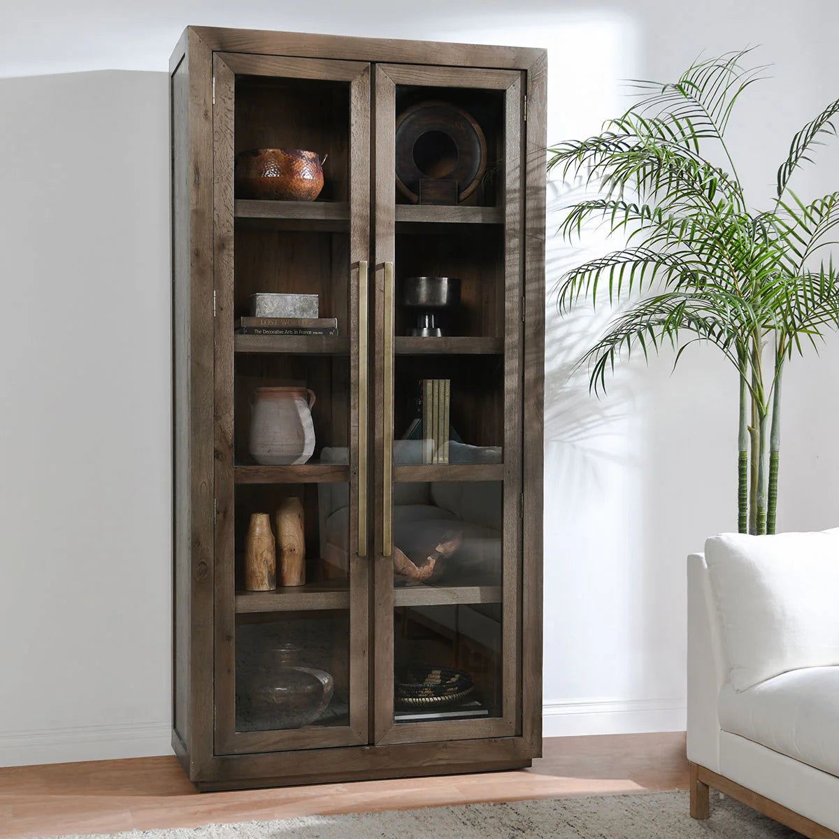 Bradley Tall Cabinet, Cocoa Brown