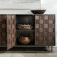 Komo Leather Cabinet