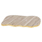 Taupe w/ Gold Edge Marble Serving Board