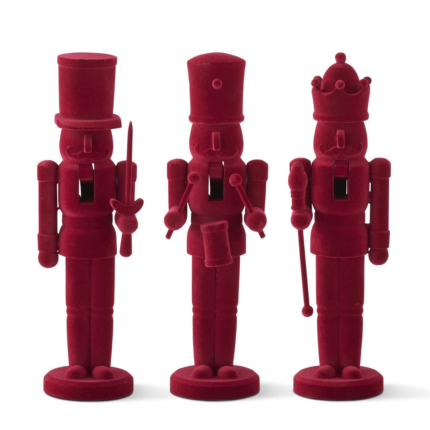 Burgundy Velvet Nutcrackers (Various Styles)