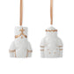 White Dolomite Nutcracker Head Ornaments (Various Styles)