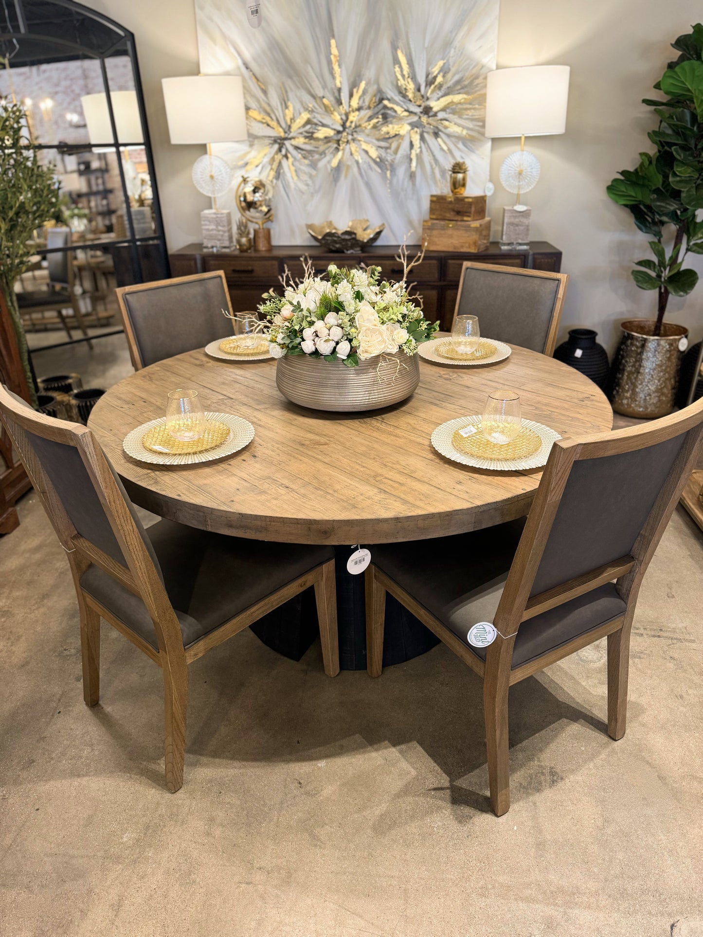 Madison 60" Round Dining Table