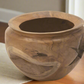 Brown Teak Wood Live Edge Decorative Bowl