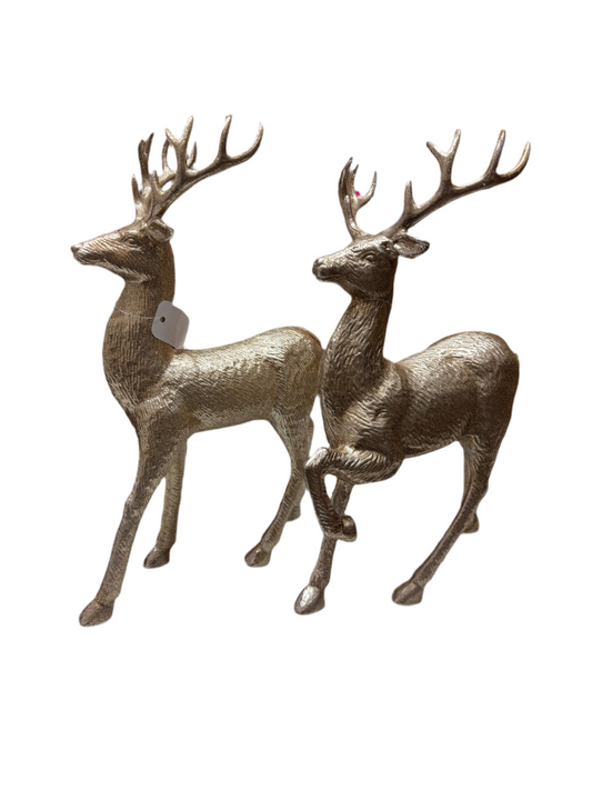 13" Gold Standing Deer (Various Styles)