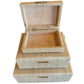 Taupe Woven Seagrass Box, Various Sizes