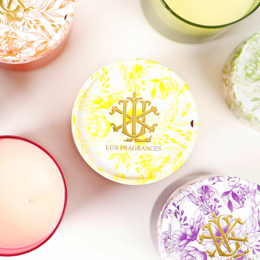 Citron Candle w/ Decorative Lid