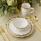 Regency Gold & White Cereal Bowl