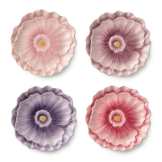 Wildflowers 3-D Floral Dessert Plate (Various Styles)