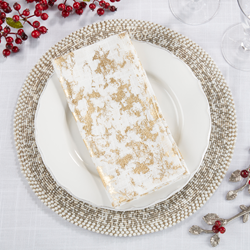 Gold Foil Print Napkin